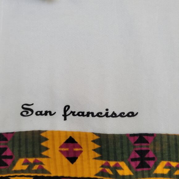 Vintage San-Francisco Tribal Collared Sweatshirt XL 23x28 USA - Picture 11 of 13